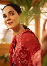 Sajni By Zarposh Embroidered Lawn 3 Piece Unstitched Suit ZP25S D-NOORJAH